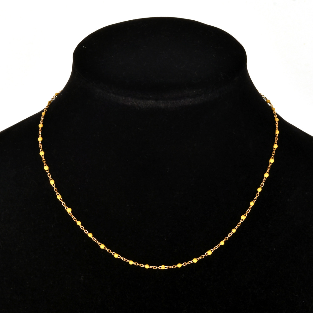 Collier plaqué Or - Style simple