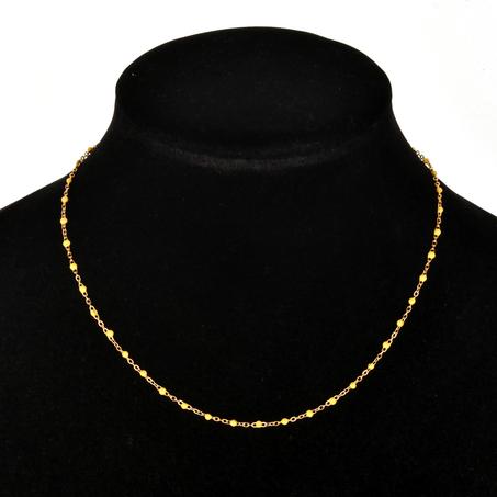 Collier plaqué Or - Style simple