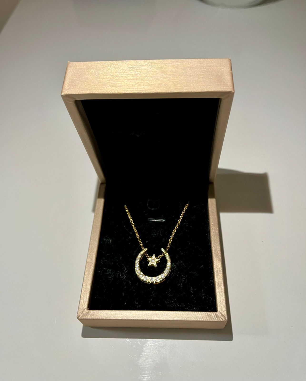 Lune Dorée & Étoile Scintillante