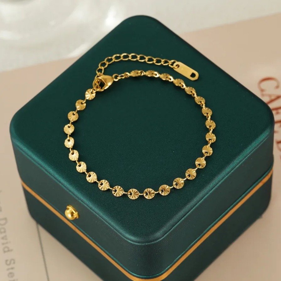 Bracelet Plaqué Or Élégant