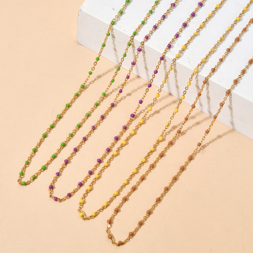 Collier plaqué Or - Style simple