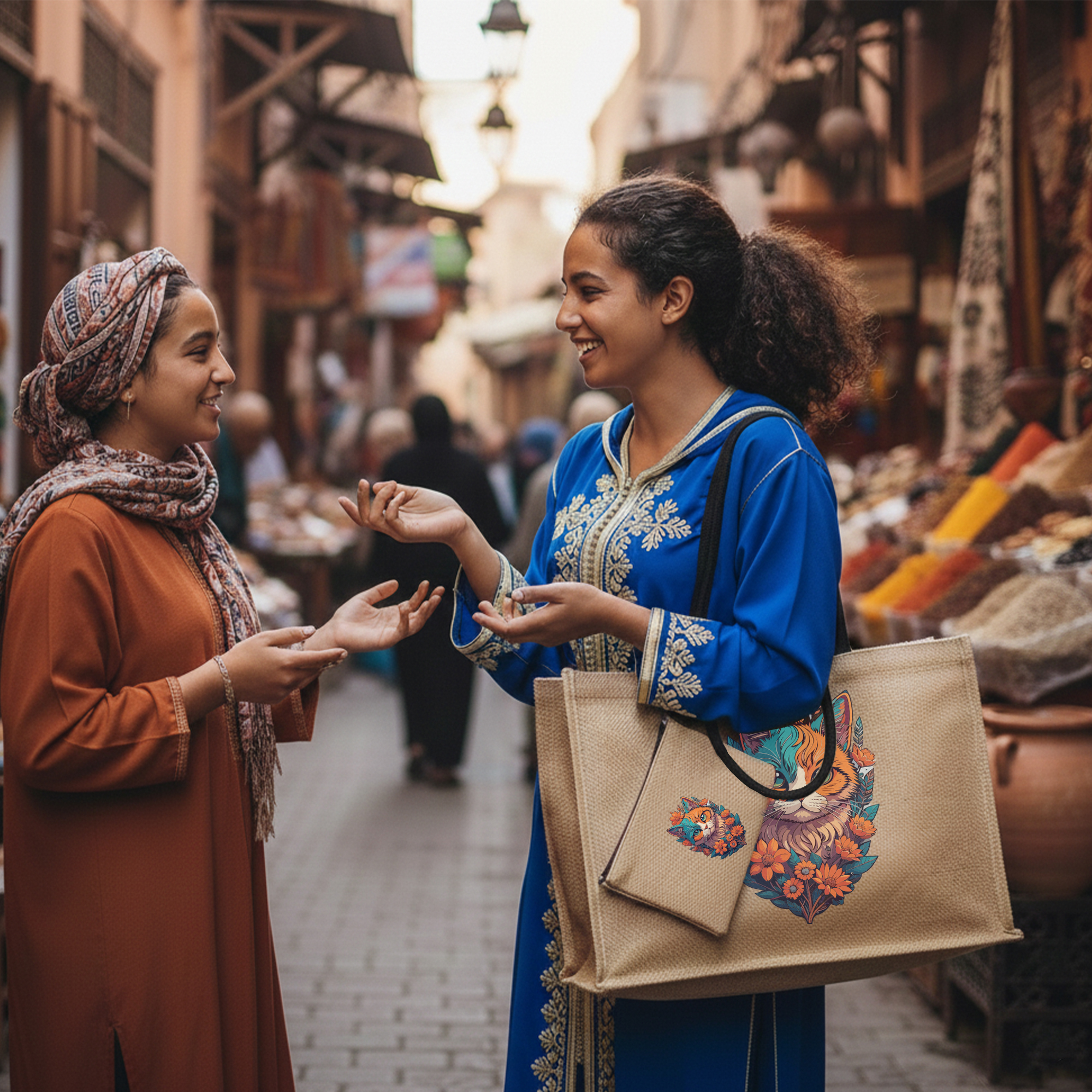 صاك جوت مع حقيبة صغيرة