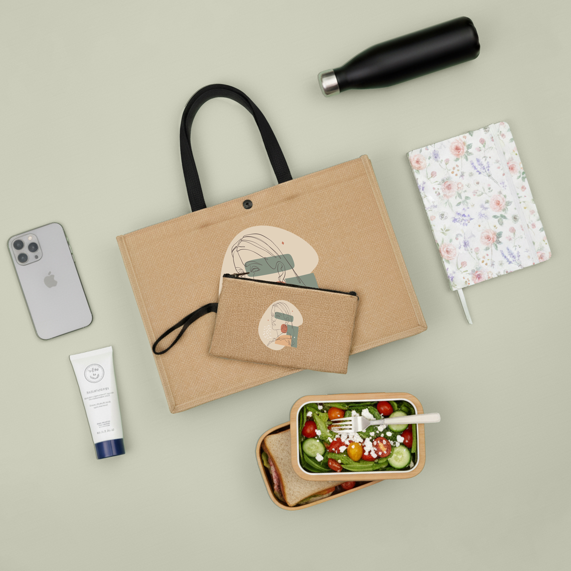 صاك جوت مع حقيبة صغيرة