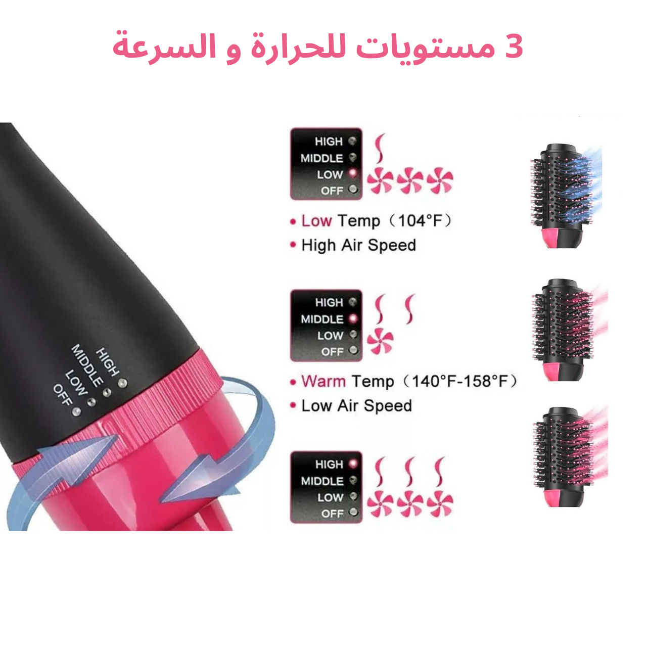 مجفف و مصفف الشعر