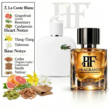 exrait de parfum Lacoste  Blanc