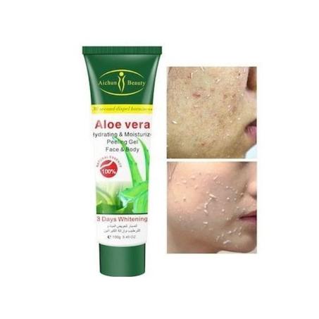 Crème Exfoliante Hydratante et Hydratante Aloe Vera
