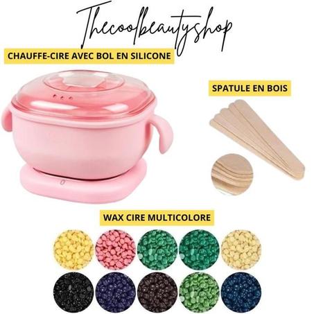 Chauffe-cire en silicone multicolors