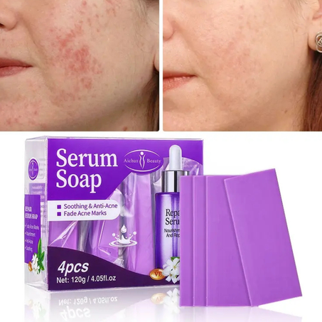 savons sérum, nourrissant et réparateur, apaisant et anti-acné