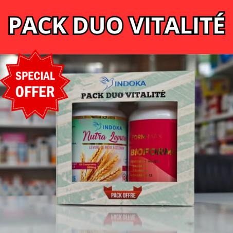 عبوة إندوكا فيتاليتي ديو - بيوفورما + خميرة البيرة