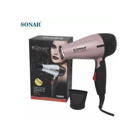 Sonar Sèche-cheveux pliable, séchoir à 2 forces de séchage