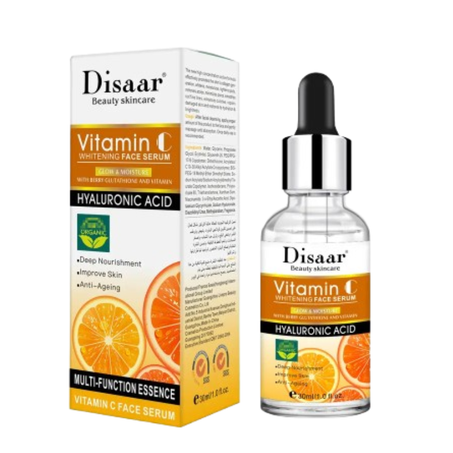 Sérum vitamine C anti-rides blanchiment de peau 100% ORGANIC