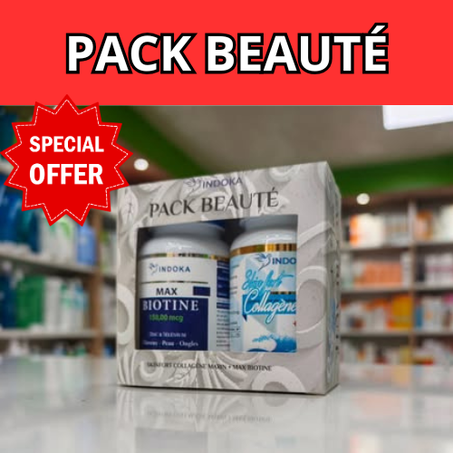 مجموعة الصحة والجمال: الكولاجين البحري + البيوتين ماكس