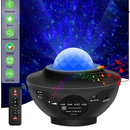 Projecteur Les étoiles avec haut-parleur musical Bluetooth