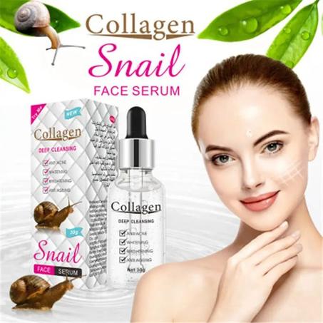 Collagen Serum Snail Anti-age Pour Rides Blanchiment De La Peaux 30ml