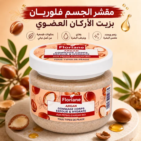 مقشر الجسم فلوريان بزيت الأركان العضوي