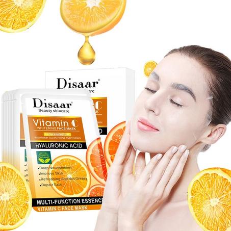 Disaar Masque Soin Du Visage À Haute Concentration D'acide Hyaluronique De Vitamine C
