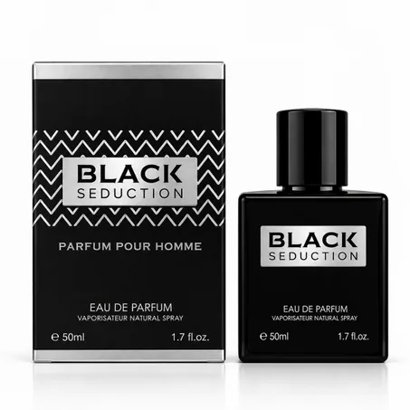 BLACK SEDUCTION PARFUM POUR HOMME 50 ml –  عطر الفخامة والجاذبية للرجل الواثق