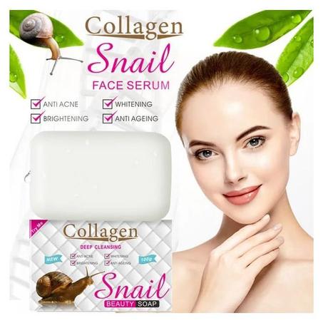 Snail Collagène escargot savon blanchissant soins de la peau blanchissant