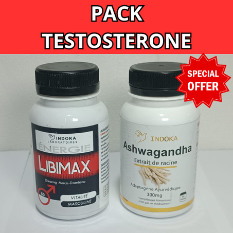 باك التستوستيرون | أشواغاندا + ليبي ماكس
