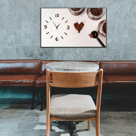 Horloge et Tableaux Café pour une  Atmosphère