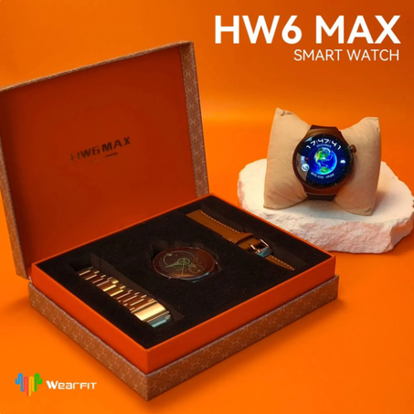Smart watch HW6 Max AMOLED original + 3 Bracelets