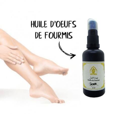 Huile d’œufs de fourmis 100% Originale (Epilation définitive) Produit Bio 50ml