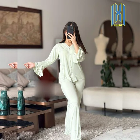 بجامة قطن فيسكوز صداف