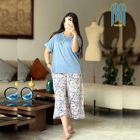 بجامة قطن بونطاكور خيط