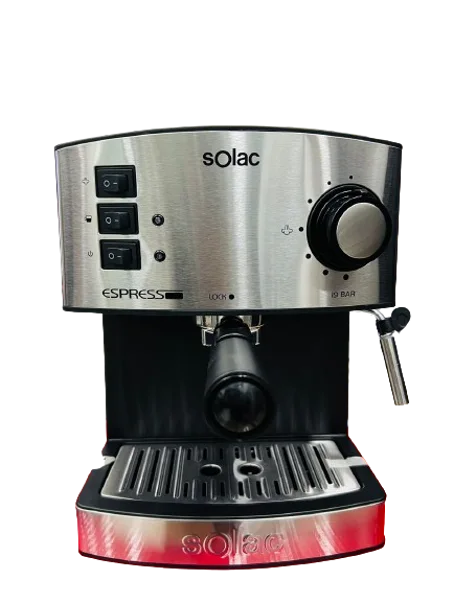 ماكينة القهوة اسبريسو   SOLAC 19بار لتحضير احسن قهوة