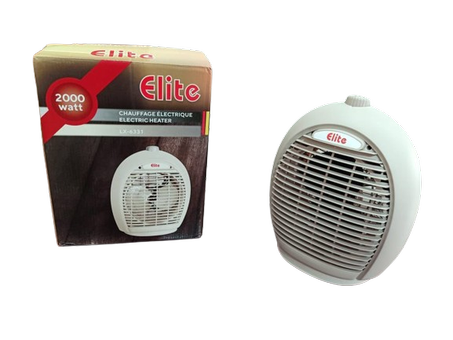 سخان كهربائي مع مروحية لتسريع تسخين المكان