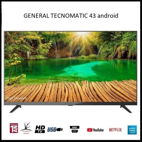 تلفاز جينيرال تيكنوماتيك 43 اندرويد مع سيبورا