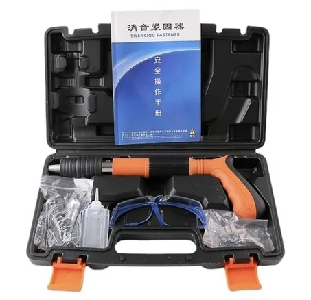 مجموعة مسدس المسامير الهوائي عالي الأداء مع 50مسمار