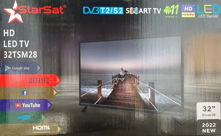 تلفاز STARSAT 32 بوس سمارت اندرويد