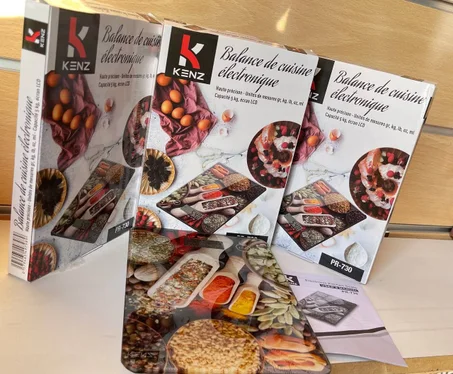 ميزان المطبخ والحلويات يزن من 0,1g إلى 5kg