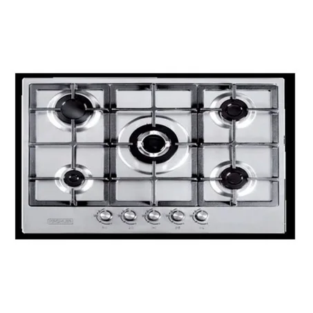 Gazinière KROHLER inox fonte gaz 5 feux
