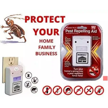 طارد الحشرات الإلكتروني بالموجات فوق الصوتية المغناطيسية