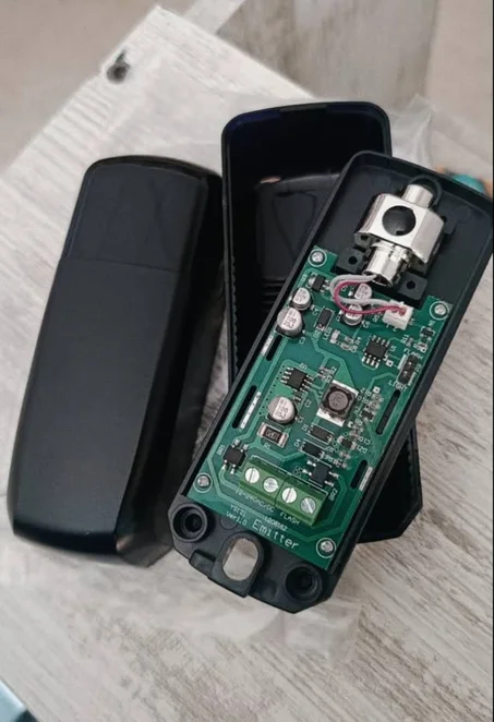 🎯 Photocellule infrarouge 12–24V AC/DC – Émetteur & Récepteur, portée 12m, IP54