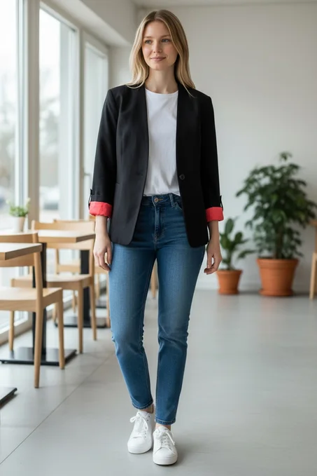 veste blazer noire H&M taille 42 à vendre