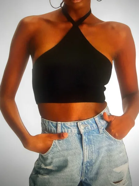 Top noir tailles S et  M à vendre