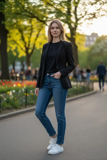 Blazer noir H&M – Taille 34