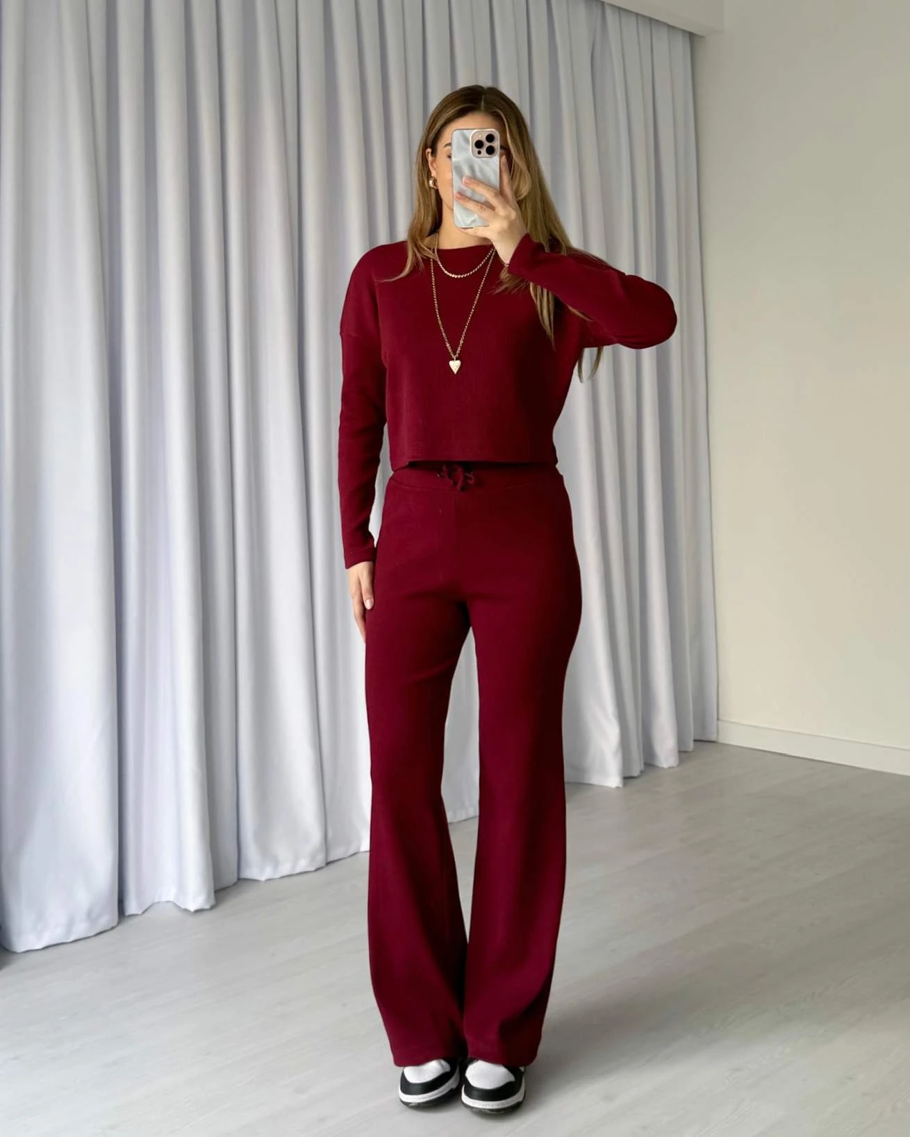 Ensemble loungewear côtelé