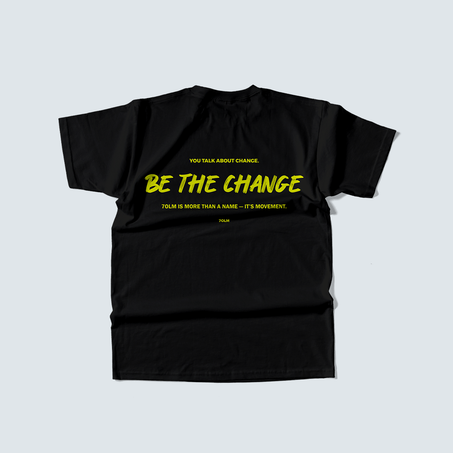 Be The Change black