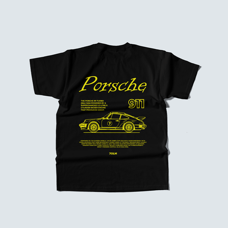 Porsche 911 Black t-shirt