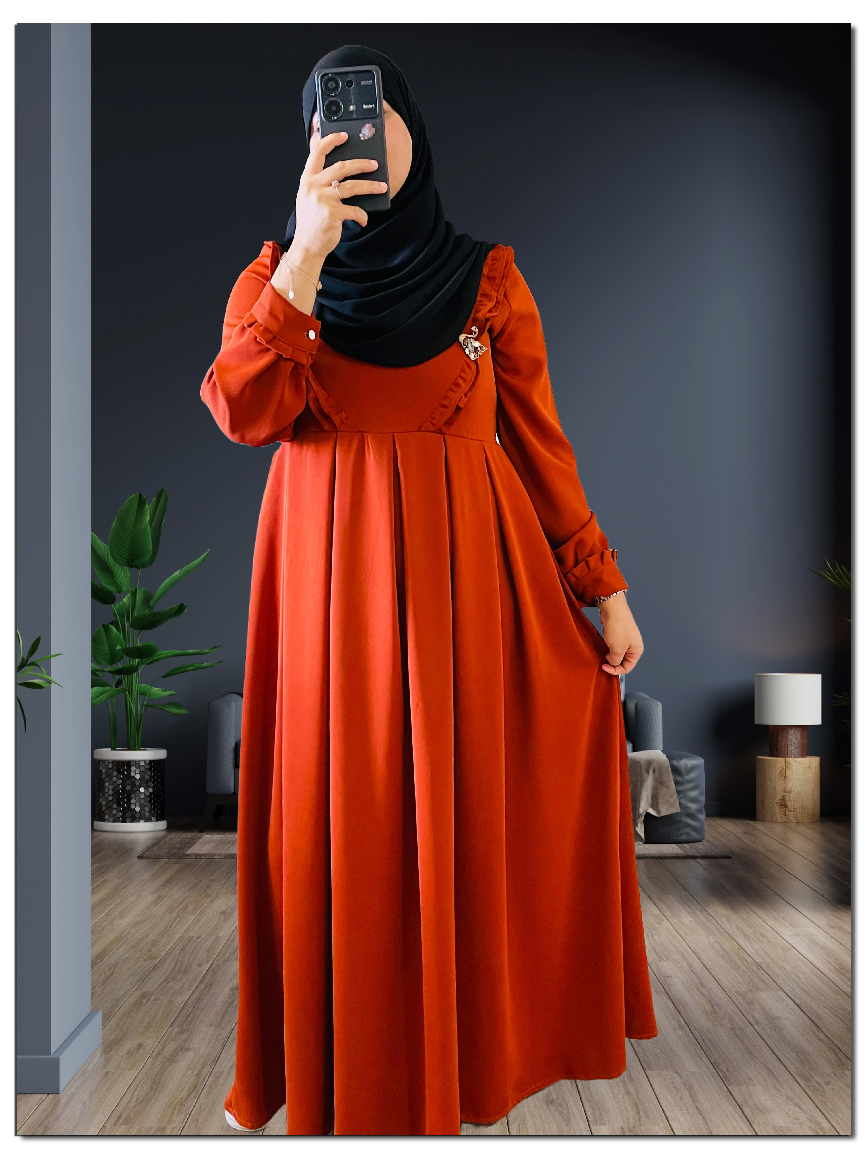 فستان الأميرة - Rouge Brique