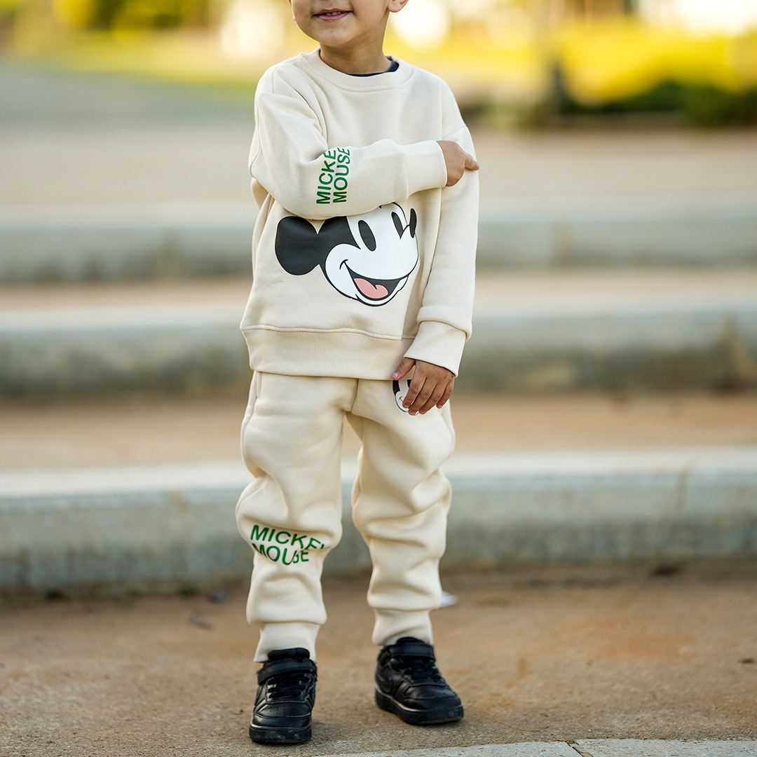 طقم أطفال 2025 Beige