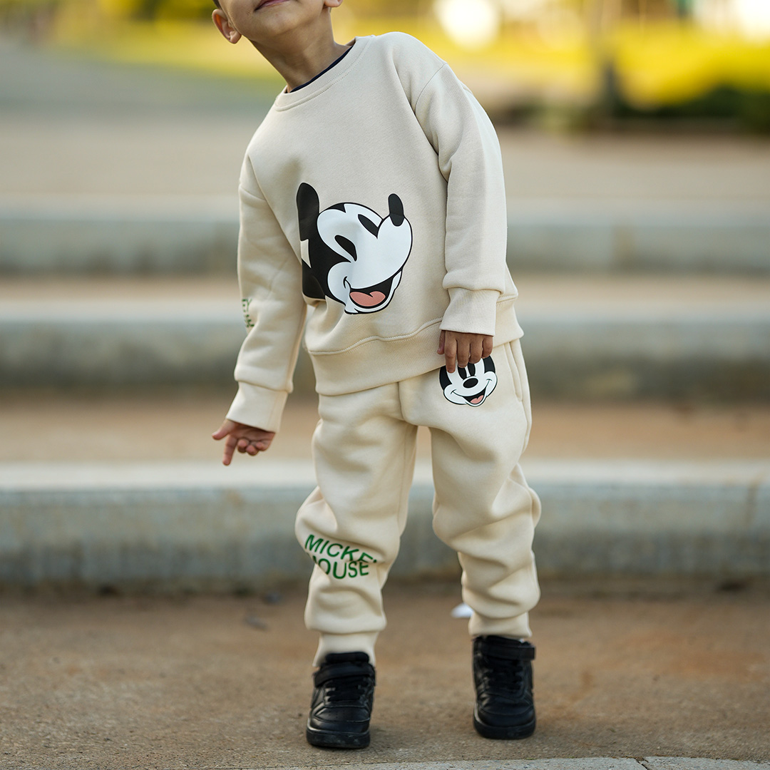 طقم أطفال 2025 Beige