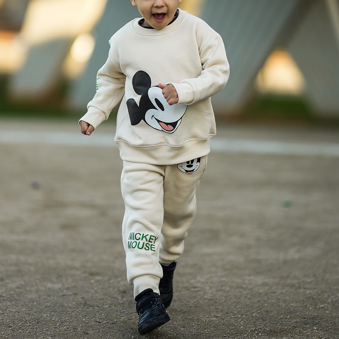 طقم أطفال 2025 Beige