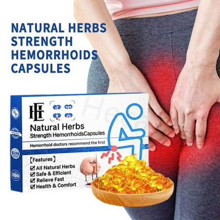 Capsules d'hémides à base de plantes naturelles