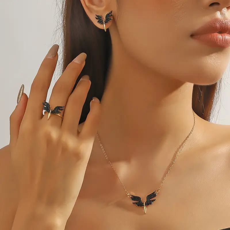 Parure femme plaqué or 18K – 4 pièces