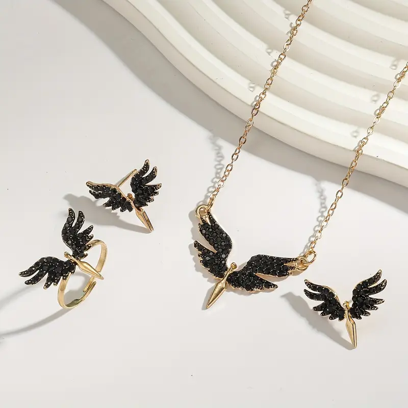 Parure femme plaqué or 18K – 4 pièces